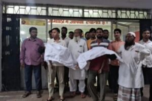 धरमपुर गांव में मंगलवार की शाम एक दर्दनाक हादसे ने पूरे गांव को सदमे में डाल दिया।