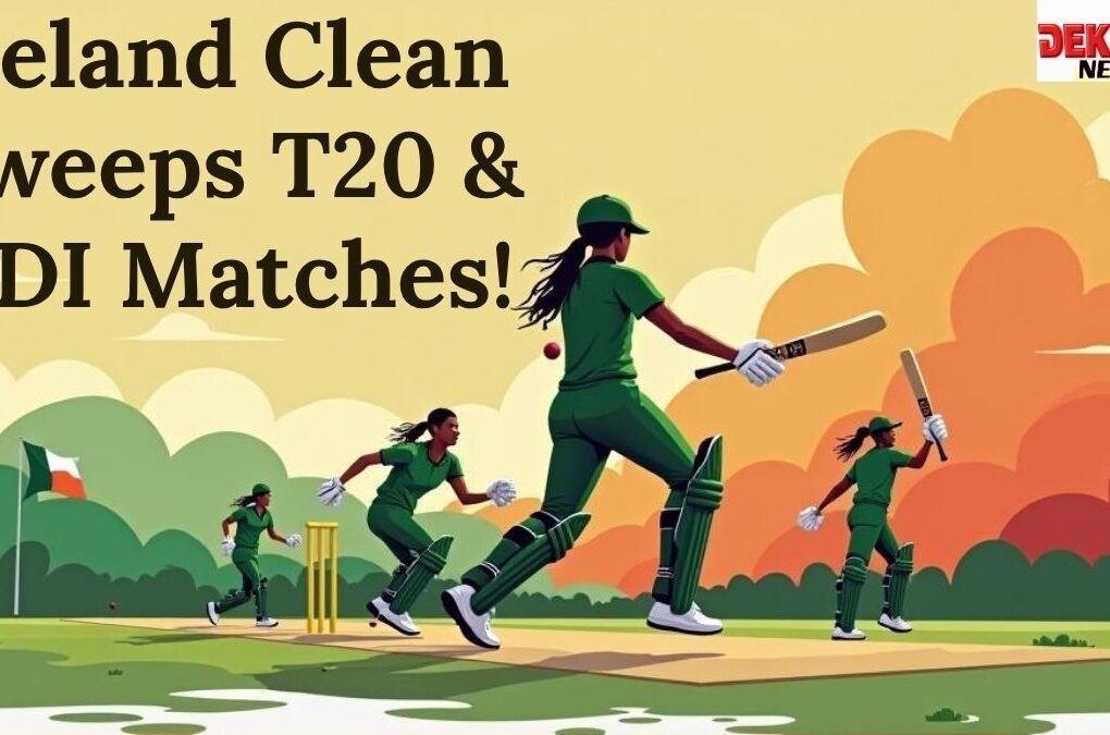 Ireland Women Cricket Team celebrating series win against Zimbabwe in July 2025 after 3-0 T20I and ODI victories