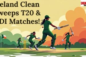 Ireland Women Cricket Team celebrating series win against Zimbabwe in July 2025 after 3-0 T20I and ODI victories