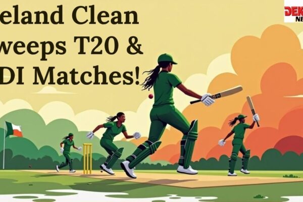 Ireland Women Cricket Team celebrating series win against Zimbabwe in July 2025 after 3-0 T20I and ODI victories