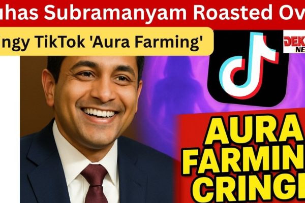 Suhas Subramanyam Roasted Over Cringy TikTok ‘Aura Farming’ Video Amid Trump Vote Fallout