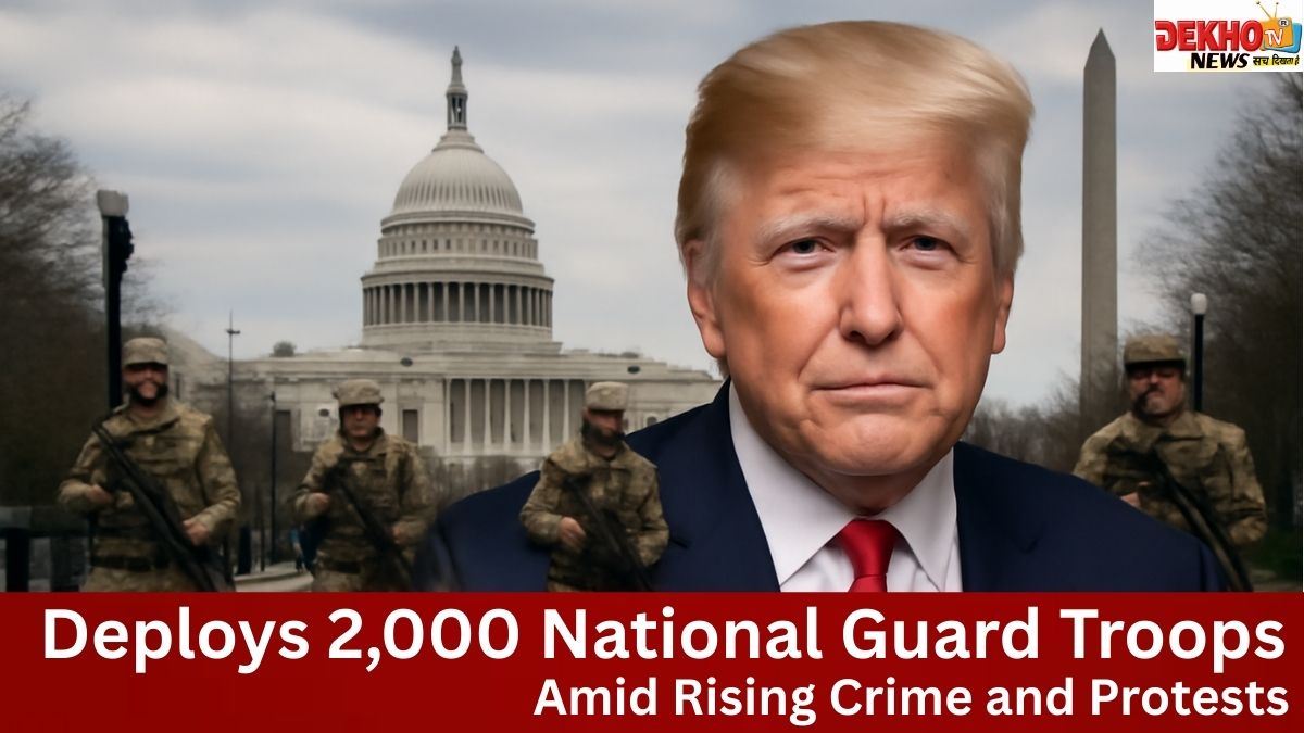 National Guard troops patrolling Washington D.C. streets amid rising crime and federal control as ordered by President Trump
